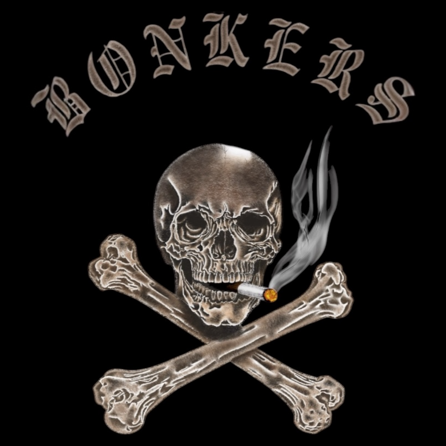 ⁠【BONKERS™】THE LAST PUFF L/S T-SH 最後の一服 ザ ラスト パフ長袖Tシャツ 6.2oz ヘビーウェイト⁠