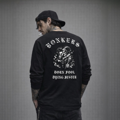 【BONKERS™︎】JESTER’S EPITAPH  L/S T-SH  ジェスターズ エピタフ長袖Tシャツ 6.2oz ヘビーウェイト ハードコア
