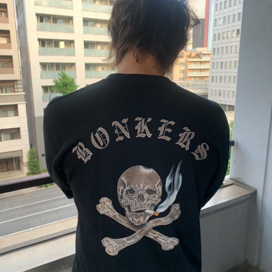 ⁠【BONKERS™】THE LAST PUFF L/S T-SH 最後の一服 ザ ラスト パフ長袖Tシャツ 6.2oz ヘビーウェイト⁠